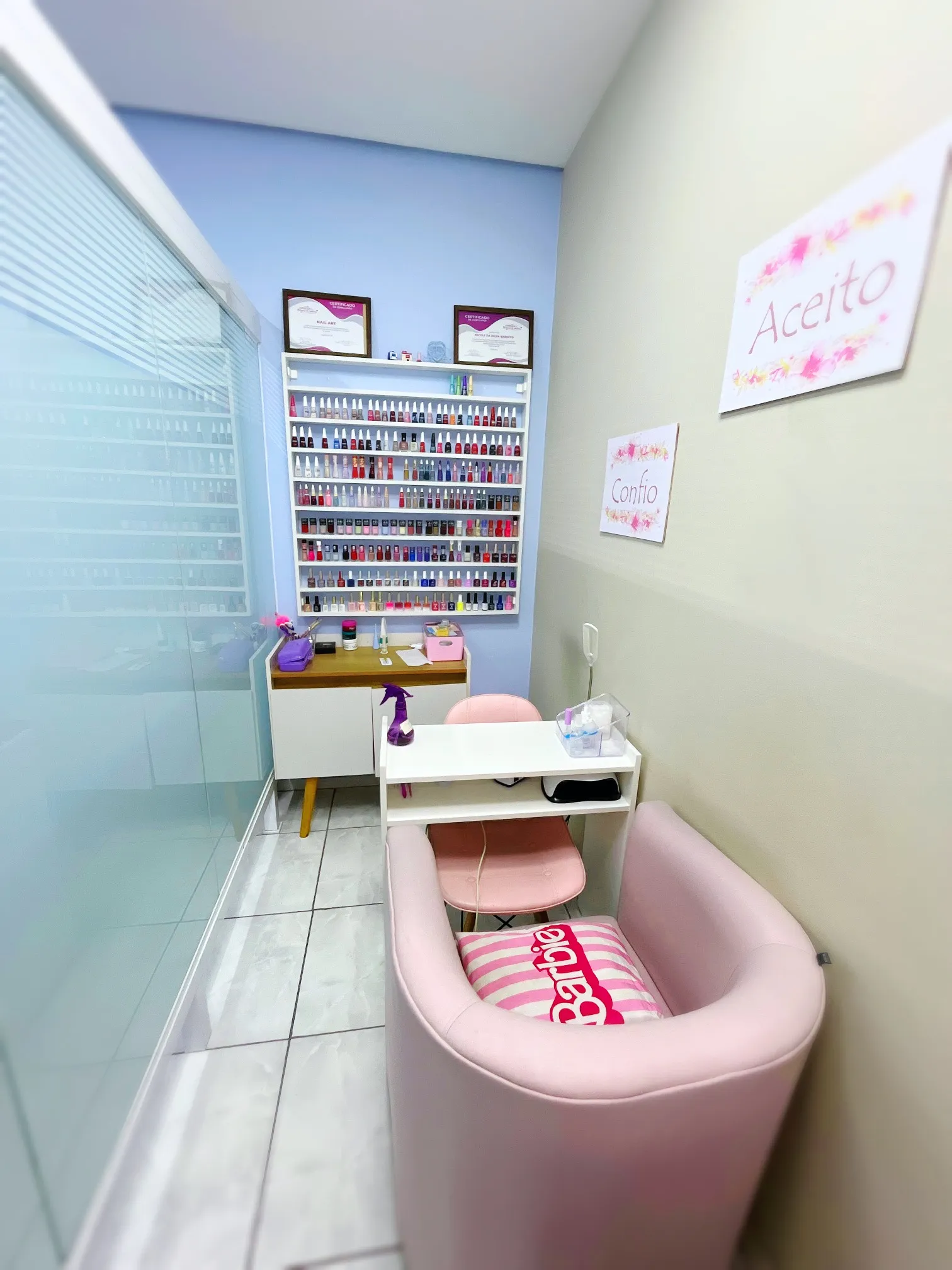 Sala de estética e cuidados das unhas da Podologia ABC